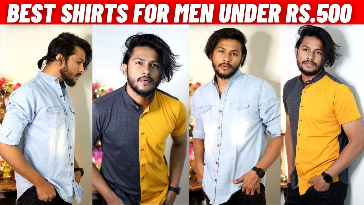 5 BEST SHIRTS FOR MEN UNDER ₹500 🔥 Best Shirts For College Students