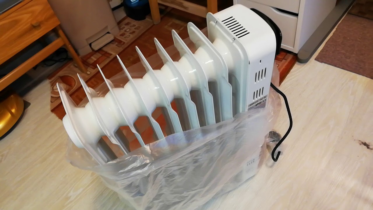 SilverCrest oilfilled radiator 2400w from Lidl, part one