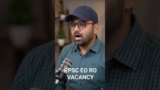 RPSC EO RO VACANCY, MK CHATURVEDI OFFICIAL