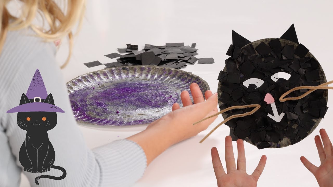 easy-halloween-2022-craft-idea-how-to-make-a-black-cat-easy-kid