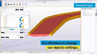 How to update the bridge model after road alignment change   Tekla for Bridge Design