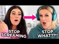 Tik Tok Whisper Challenge - Madi Monroe VS Lauren Kettering | AwesomenessTV