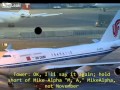 Air China 981 vs JFK ground control