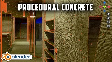 Realistic architectural concrete in Blender - Tutorial