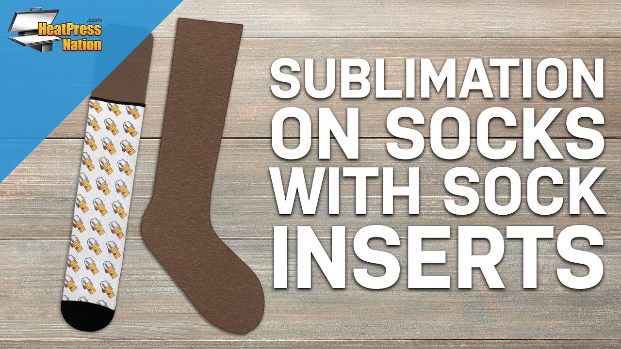 Download Sublimation On Socks With Sock Inserts - YouTube