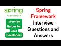 Top Spring Framework Interview Questions and Answers