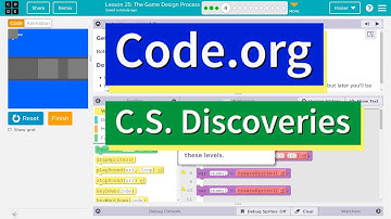 Code.org Lesson 26.3 The Game Design Process | Answer Tutorial | CS Discoveries Unit 3