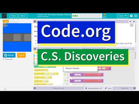 Code.org Lesson 26.3 The Game Design Process | Answer Tutorial | CSD3b + AI Discoveries 4b