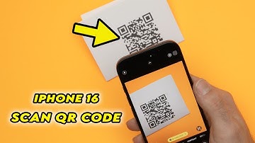 How to Scan a QR Code on iPhone 16 / Pro