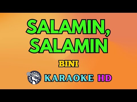 Video thumbnail for Salamin, Salamin KARAOKE by BINI 4K HD @samsonites