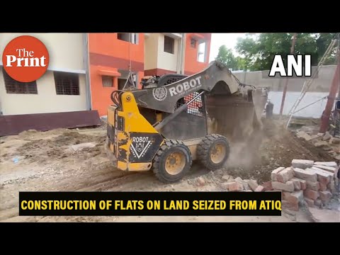 Construction of flats on land confiscated from gangster Atiq Ahmed in ...