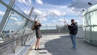 The Observation Deck @ The National Library of Republic of Belarus, Minsk - 4K