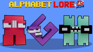 Alphabet Lore But They Are Minecraft (A-Z...) - All Alphabet Lore Meme Animation | TD Rainbow