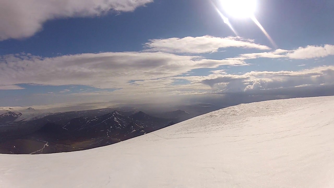 Skiing Snæfell (Eyjabakkajökull, Island ) 24.6.2012 — Eyjabakkajökull — video poster
