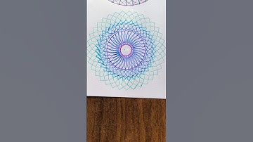 Spirograph Design#relaxing  #oddly satisfying #spirograph #design #satisfying #art #shorts
