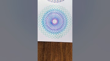 Spirograph Design#relaxing  #oddly satisfying #spirograph #design #satisfying #art #shorts
