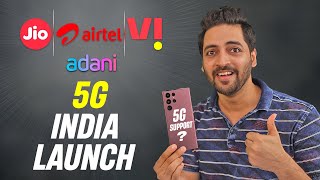 5G India Launch All Details 😍- Smartphone 5G Support,Prices, 5G City Rollout & More