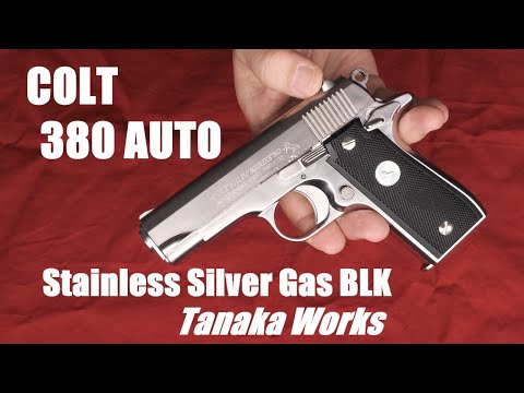 COLT 380 AUTO Gas Blowback - Stainless Silver - Tanaka Works - YouTube