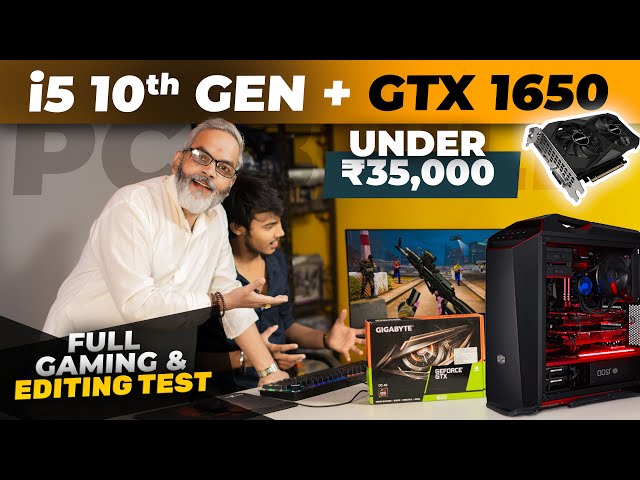 PC Build i5 10400 10th Gen + GTX 1650 GPU 🔥 Full Gaming & Editing