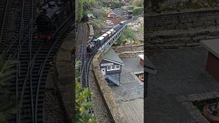 Mini train at Bekonscot #train #railway #cool #viral #london #shorts #fyp #miniature #modeltrains