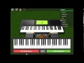 Roblox virtual piano  twinkle twinkle little star