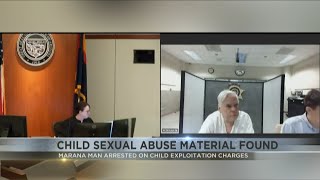 Marana man faces child sexual abuse material charges