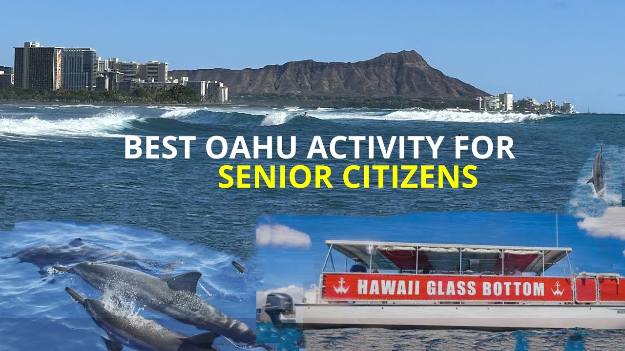 Best Oahu Activity FOR Seniors | Relaxing Glass Bottom Boat Tour in Waikiki 🌺🐢