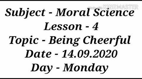 Class 1/Moral Science/Lesson 4/ explanation