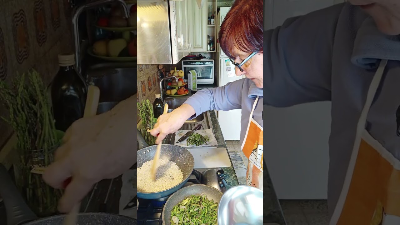Risotto 🍚 con asparagi selvatici 😋