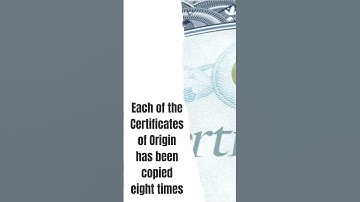 The Paperwork Required to Obtain a Certificate of Origin for the Legality of the Goods