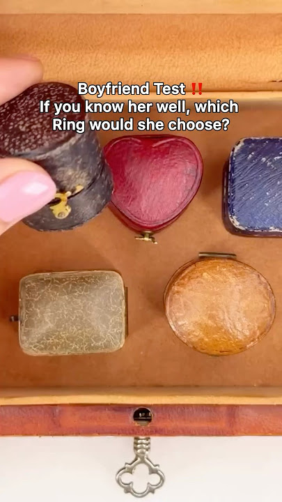 Boyfriend Test Ring Set💍| Which Engagement Ring Would She Choose? | Moissanite Rings | Promise Ring