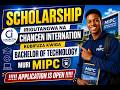 AMAHIRWE YA SCHOLARSHIP KUBIFUZA KWIGA BACHELOR OF TECHNOLOGY MURI MIPC