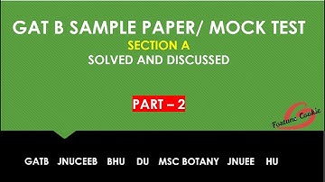 GATB SECTION A SOLVED | SAMPLE PAPER 2020 PART 2