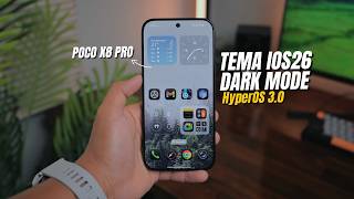 Tema Paling Dicari!! Tema Xiaomi Tampilan IOS26 Dark Mode | Xiaomi HyperOS 3.0