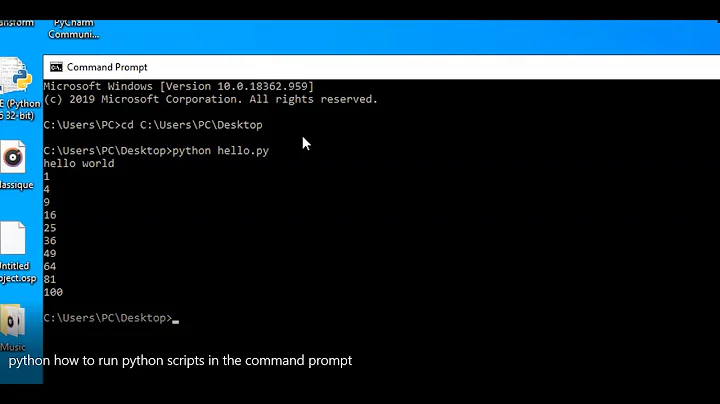 How To Run Python Scripts With The Command Prompt