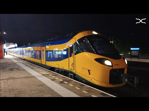 NS ICNG | Intercity Nieuwe Generatie | Testrit vanuit Weesp | in de avond | Alstom Coradia Stream