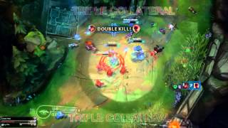 [League of Legends] Gnar Triple Collateral