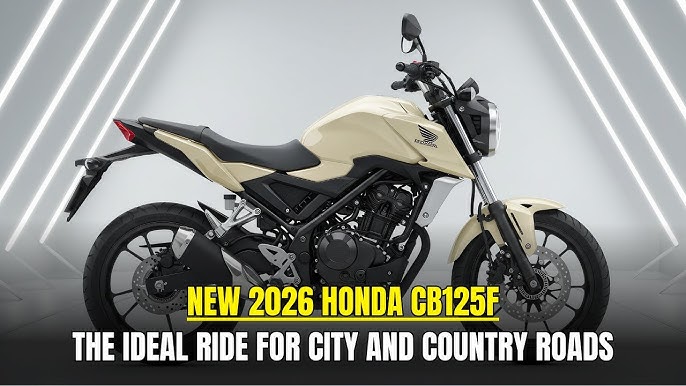 2026 Honda CB125F – The Perfect Starter Bike You Must See! - YouTube