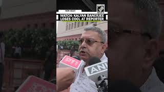 WATCH: TMC MP Kalyan Banerjee loses cool at reporter over questions on violence at students’ protes