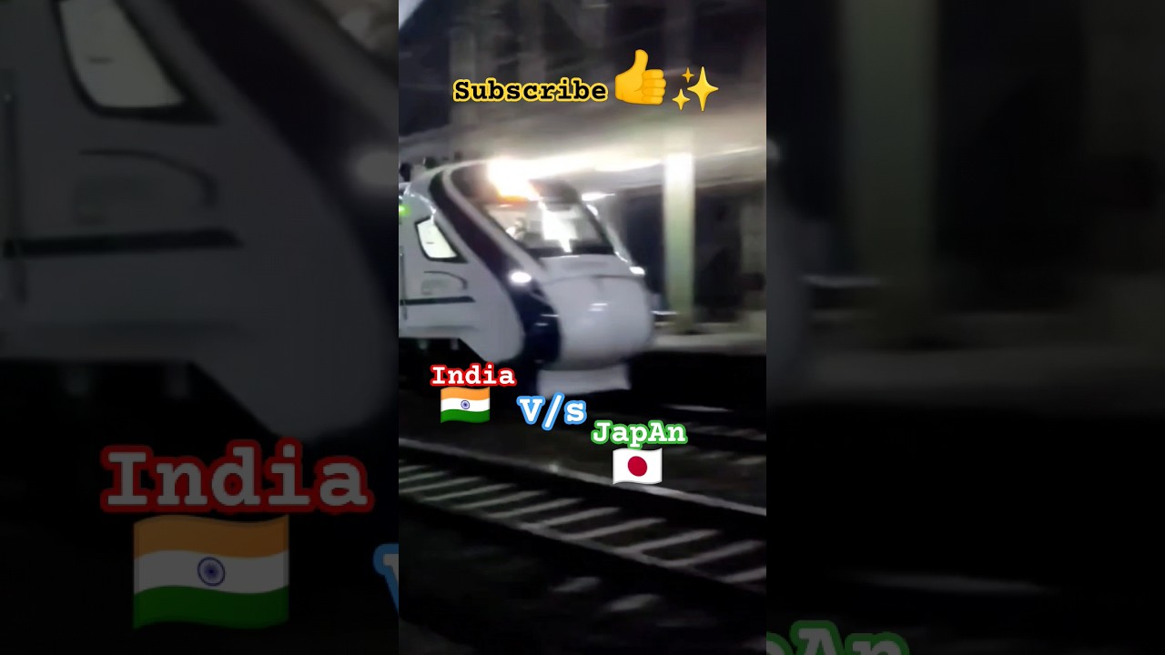 India 🇮🇳 v/s JaPaN🇯🇵 train speed compare..🏞️🌀💧❄️🔥🌊