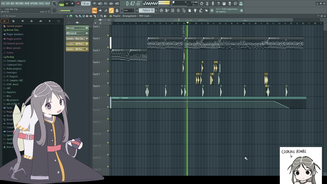 her body is a machine that turns (wip)