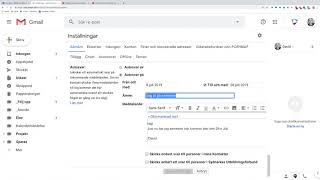 Ställ In Autosvar I Gmail