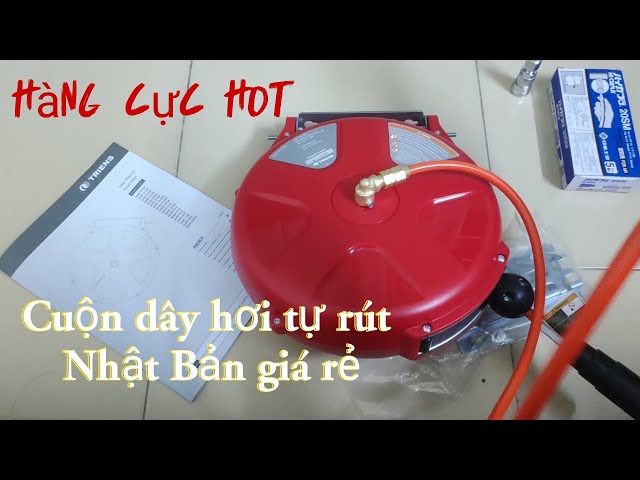 Cuộn dây hơi tự rút Nhật Sankyo - Triens SHS-210Z dài 10m, giá cực HOT