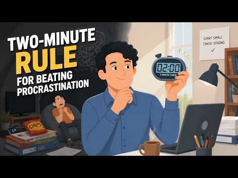 Two-minute rule for beating procrastination