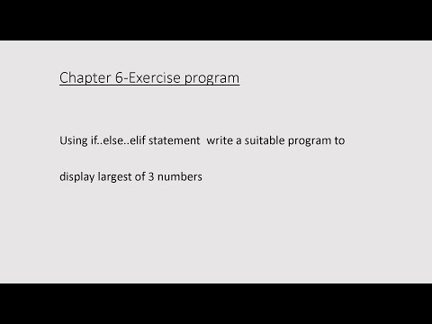 12th computeer science chapter 6 - exercise program- greatest of 3 numbers