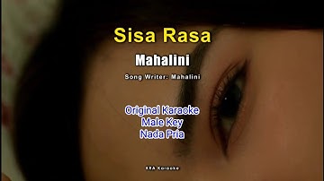 Sisa Rasa - Mahalini KARAOKE Original (Male Key) Nada Pria