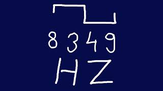 8349 hz square