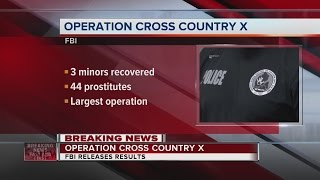FBI recovers 3 minors in human trafficking operation