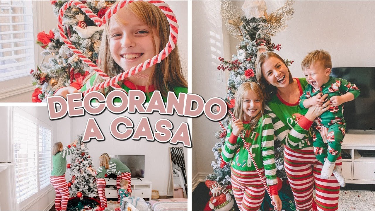 Decorando a casa para o Natal e domingo em família!