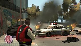 GTA 4 TBoGT - Police Station Assault + Six Star Escape